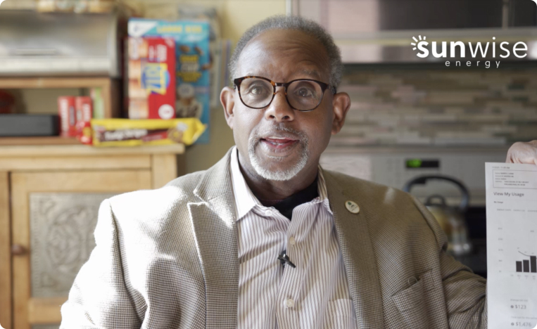 Sunwise customer solar story video preview