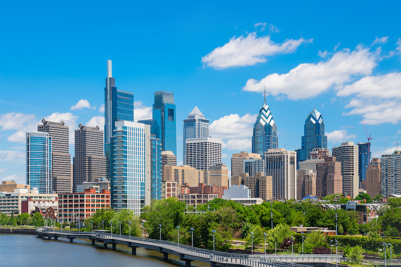 Philly Skyline Stock