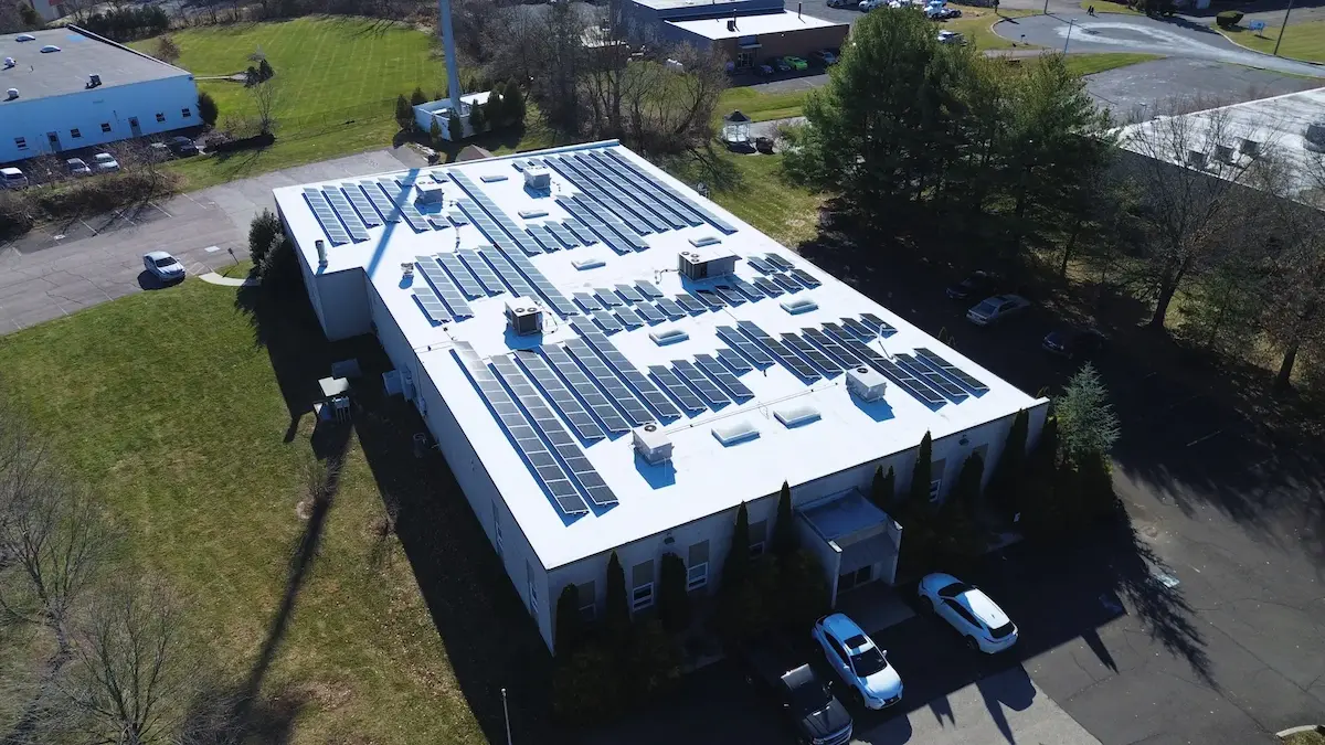 Sunwise Energy commercial solar installation featured in the case study