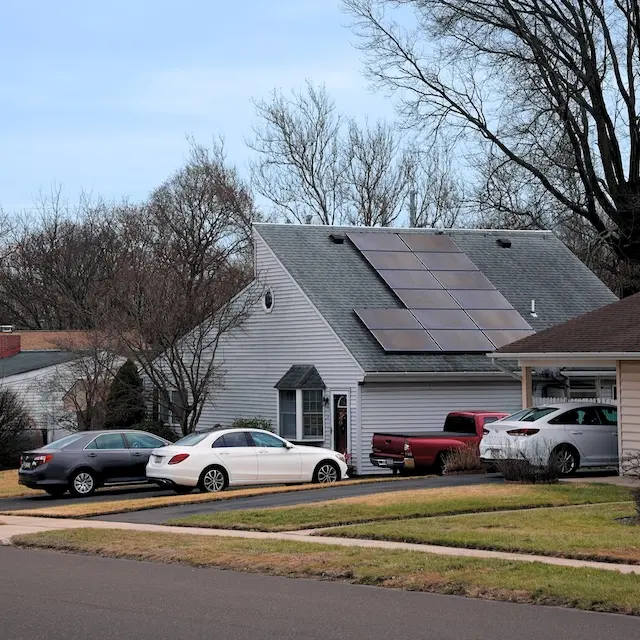 Jennifer sharing testimonial about solar install