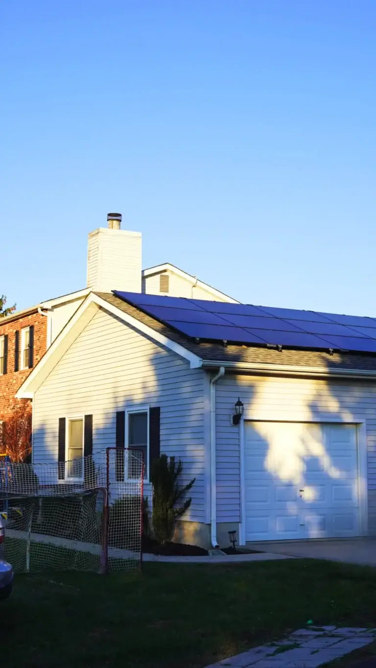 Residential solar panels installed by Sunwise Energy in Chester County PA