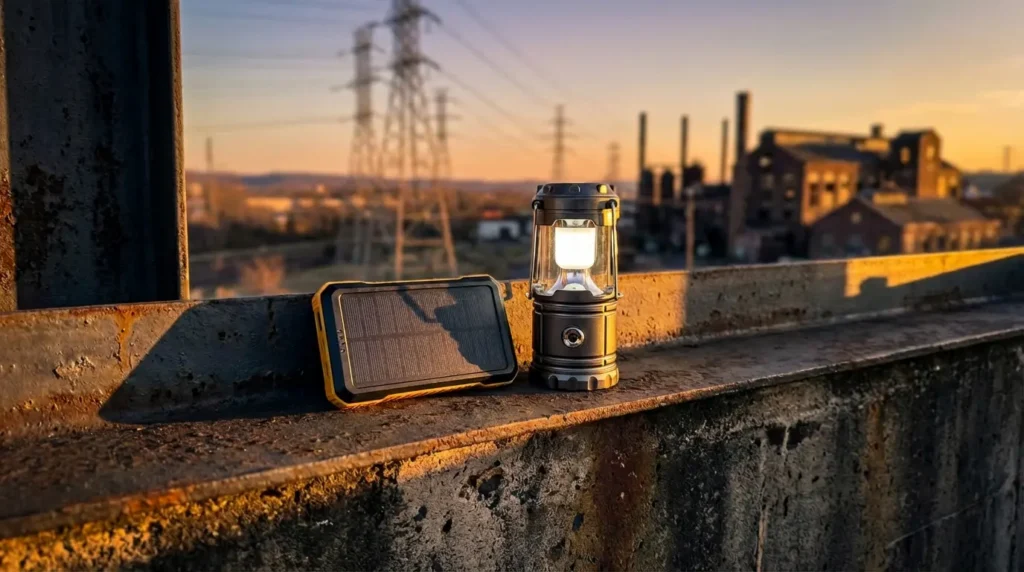 PPL Electric transmission lines over a central Pennsylvania neighborhood